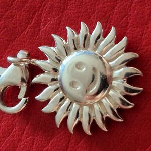 Thomas Sabo 925 Sterling Silver Sun Pendant Charm